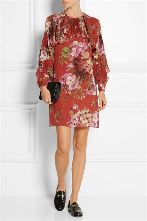 gucci floral shirt womens|Gucci mini dresses.